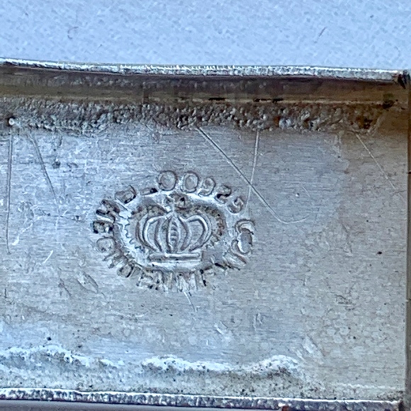 Vintage Sterling Silver 925 Belt Buckle for 3/4\